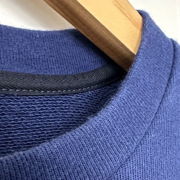 John Elliott Dark Navy Blue Crewneck Sweater Number 2 Men’s Size Medium - Picture 5 of 12